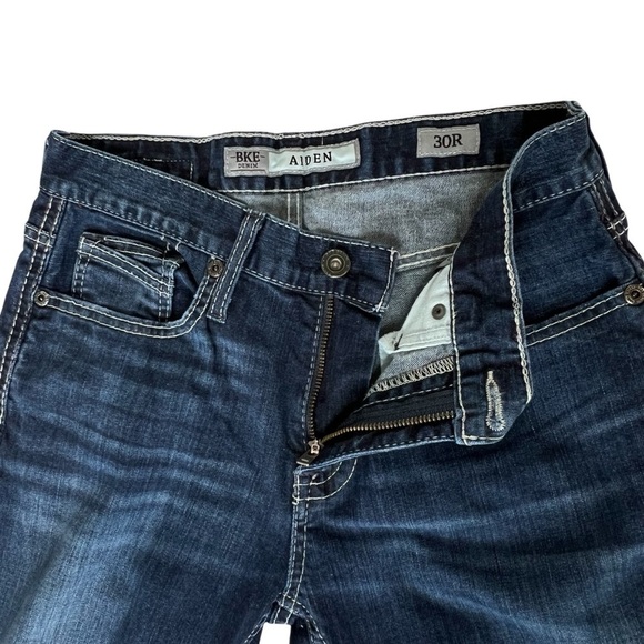 BKE BUCKLE Aiden Slim Fit Stretch Jeans Dark Wash Men's Size 30 x 31 - Picture 5 of 16